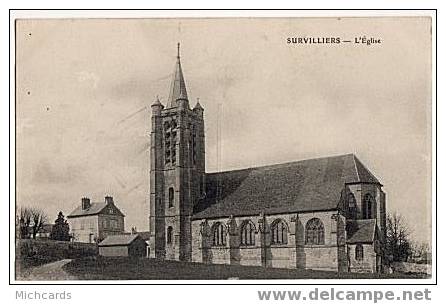 CPA 95 SURVILLIERS - L Eglise - Survilliers