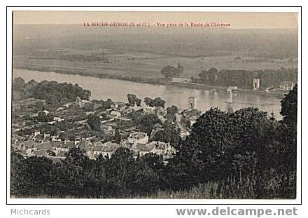 CPA 95 LA ROCHE GUYON - Vue Prise De La Route De Cherence - La Roche Guyon