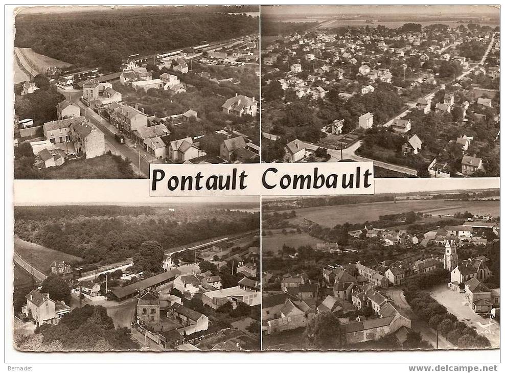 PONTAULT COMBAULT...EN AVION AU DESSUS DE.... - Pontault Combault