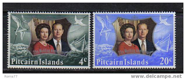 773 - PITCAIRN, 1972 : 25th Wedding Anniversary  *** - Pitcairn
