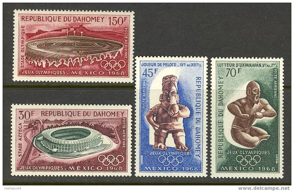 Dahomey              "Olympic Games Mexico 1968"            Set         SC#C85-88 MNH** - Autres & Non Classés