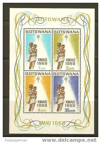 BOTSWANA 1969 MNH Block 2 Christmas F2378 - Christmas