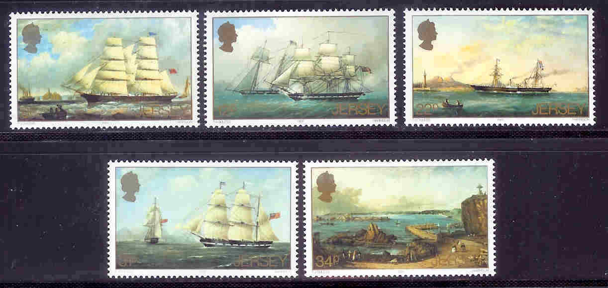 JERSEY 1985 MNH Stamp(s) Paintings 342-346 #4269 - Other & Unclassified