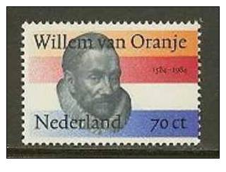 NEDERLAND 1984 MNH Stamp(s) Wilhelm Van Oranje 1312 #7052 - Unused Stamps