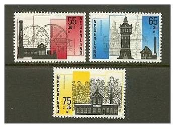 NEDERLAND 1987 MNH Stamp(s) Ind. Monuments 1372-1374 #7075 - Nuevos