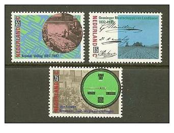 NEDERLAND 1987 MNH Stamp(s) Mixed Issue 1378-1380 #7077 - Neufs