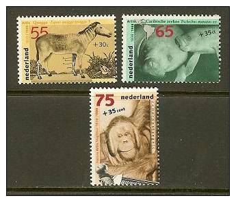 NEDERLAND 1988 MNH Stamp(s) Animals 1399-1401 #7083 - Nuevos