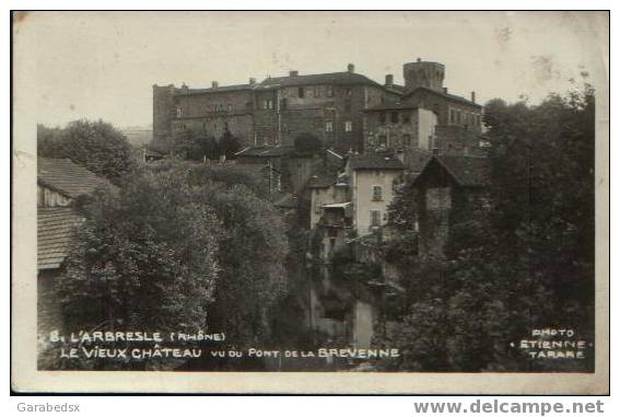 CPSM De L' ARBRESLE - Le Vieux Château Vu Du Pont De La Brevenne. - L'Arbresle