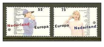 NEDERLAND 1989 MNH Stamp(s) Europa 1428-1429 #7096 - Other & Unclassified