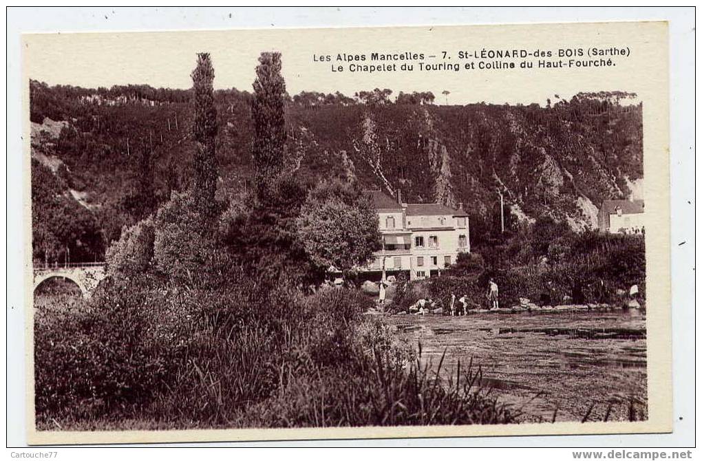 K4 - SAINT-LEONARD-des-BOIS - Le Chapelet Du Touring Et Colline Du Haut-Fourché - Saint Leonard Des Bois