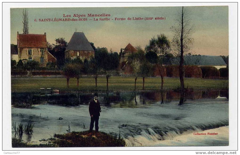 K4 - SAINT-LEONARD-des-BOIS -La Sarthe - Ferme De LINTHE (carte Animée) - Saint Leonard Des Bois