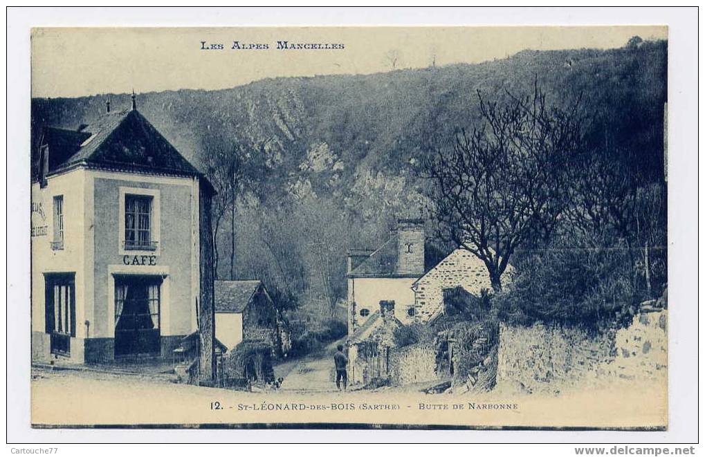 K4 - SAINT-LEONARD-des-BOIS - Butte De Narbonne -(Jolie Carte Animée) - Saint Leonard Des Bois