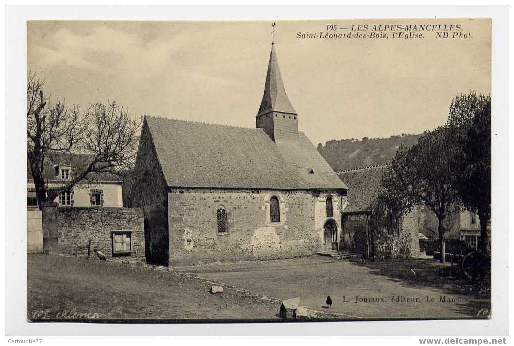 K4 - SAINT-LEONARD-des-BOIS - L´église (1925) - Saint Leonard Des Bois