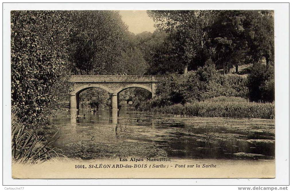K4 - SAINT-LEONARD-des-BOIS - Pont Sur La Sarthe - Saint Leonard Des Bois