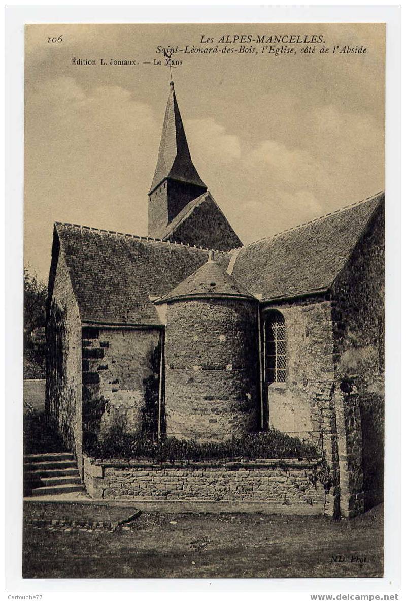 K4 - SAINT-LEONARD-des-BOIS - L'église Côté De L'abside - Saint Leonard Des Bois