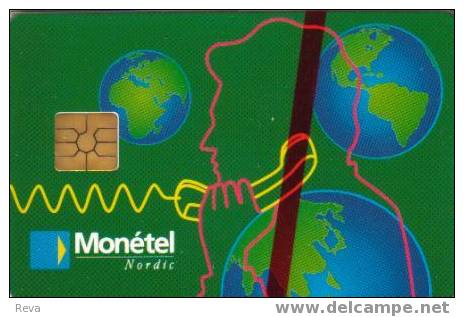 SWAZILAND  NO FV MONETEL NORDIC 2  WORLD TELEPHONE CARTOON SWA-D-06 MINT DEMONSTRATION CARD - Swasiland