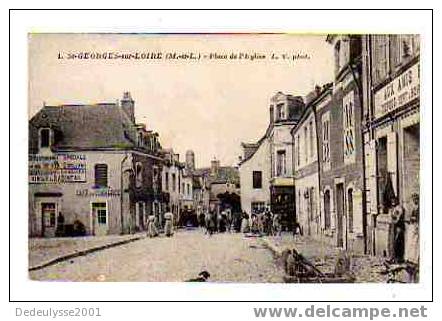 Avr7  4912767  St Georges Sur Loire Place Del'église N° 1 - Saint Georges Sur Loire