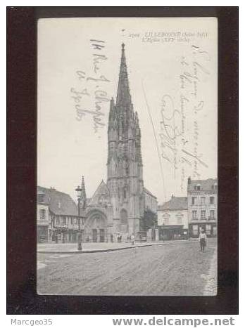 13905 Lillebonne L'église édit.mellet N°2701 ,hôtel Du Commerce , Pharmacie Hommais ,belle Carte - Lillebonne