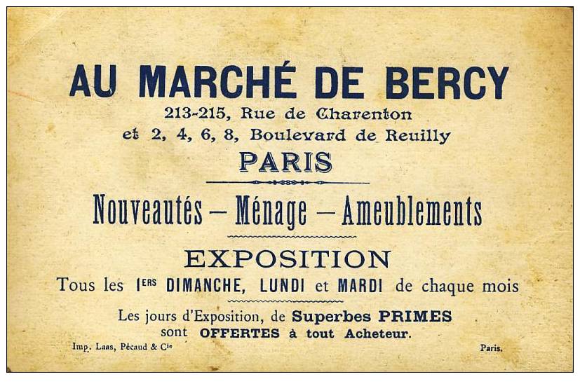 PARIS 75 - Les Petits Métiers Parisiens - Le TONDEUR De CHIENS - PUBLCITE Au Marché De Bercy Au Verso - Petits Métiers à Paris