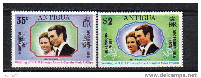 783 A - GRENADA, 1973 : Honeymoon Ann And Mark  *** Compreso BF - Grenada (...-1974)