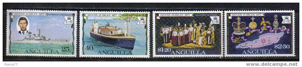 823 - ANGUILLA, 1977 : Silver Jubilee Elizabeth II  *** - Anguilla (1968-...)