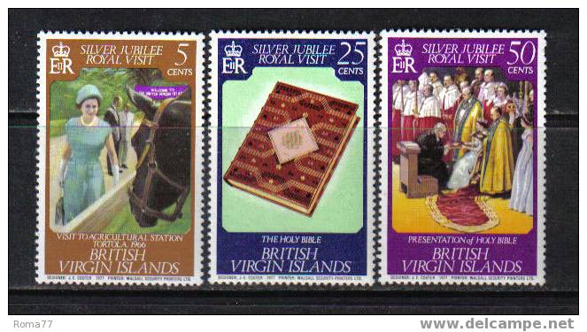 835 - VIRGIN ISLANDS, 1977 : Silver Jubilee Elizabeth II  *** - Autres - Océanie