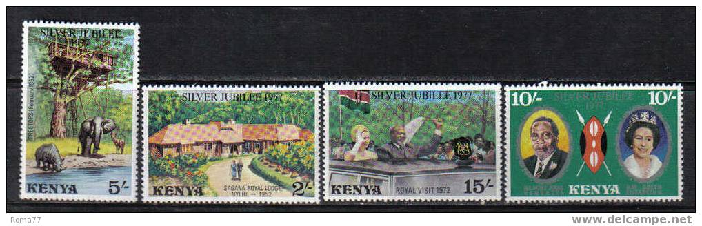 851 - KENYA, 1977 : Silver Jubilee Elizabeth II  *** - Kenia (1963-...)
