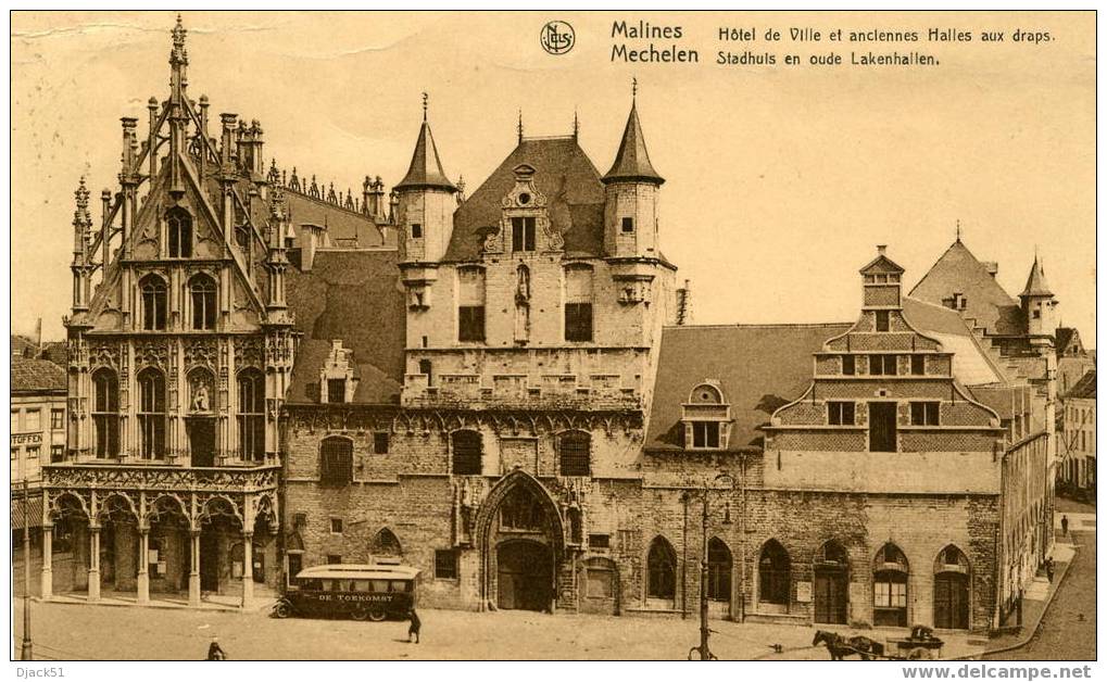 MECHELEN - Stadhuls En Oude Lakenhallen - Machelen