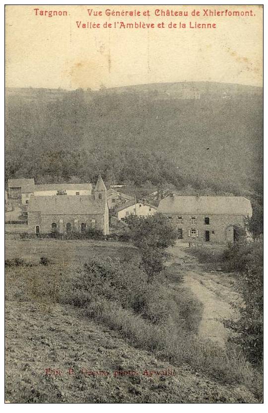 BELGIQUE - TARGNON - Vue Générale Et Château De Xhierfomont - Stoumont