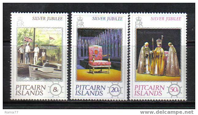 858 - PITCAIRN, 1977 : Silver Jubilee Elizabeth II  *** - Pitcairn Islands