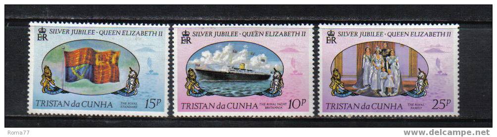 867 - TRISTAN DA CUHNA, 1977 : Silver Jubilee Elizabeth II  *** - Tristan Da Cunha