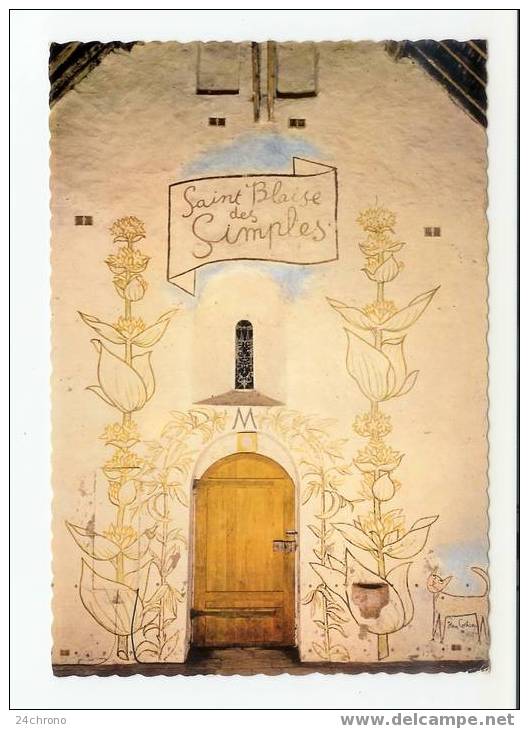 Milly La Foret: Saint Blaise Des Simples, La Porte Par Jean Cocteau (07-971) - Milly La Foret