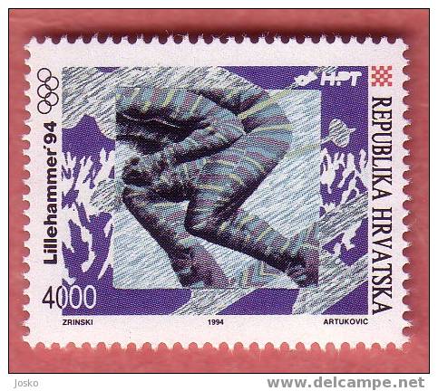 LILLEHAMMER 1994. Jeux Olympiques Hiver ( Croatie MNH** )  Winter Olympic Games - Inverno1994: Lillehammer