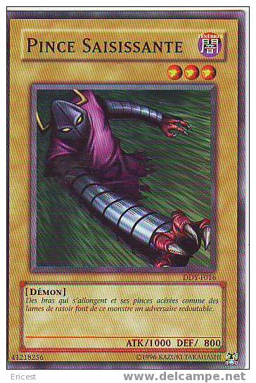 - PINCE SAISISSANTE DDY F016 BON ETAT - Yu-Gi-Oh