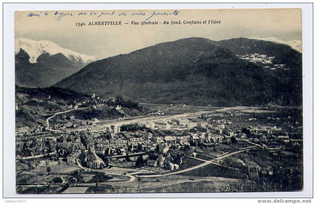 K4 - ALBERVILLE - Vue Générale - Au Fond, Conflans Et L'Isère - Albertville