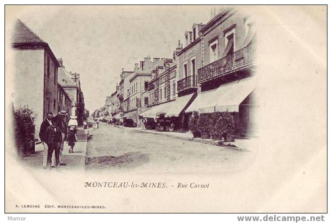 MONTCEAU-les-MINES Rue Carnot - Montceau Les Mines