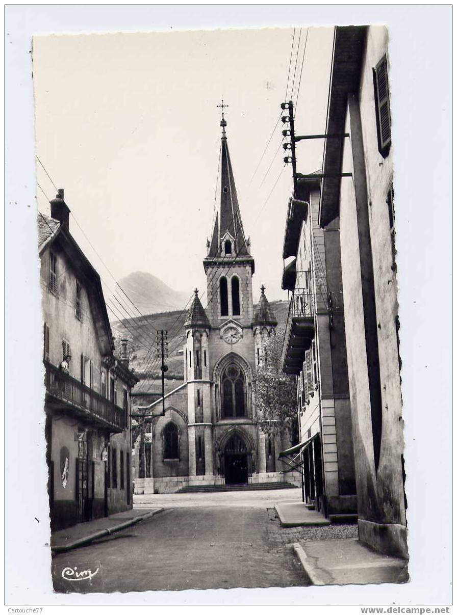 K4 - ALBERVILLE - L´église (Manuscrit Au Dos "Brûlée Hiver 76-77") - Albertville