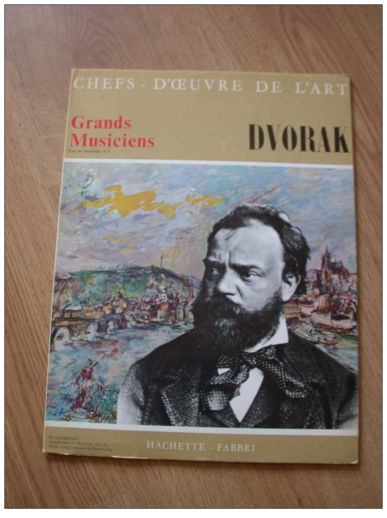 Dvorak, Livre + Disque Vinyl (LP), Ed. Hachette Fabbri, Série Grands Musiciens - Musica