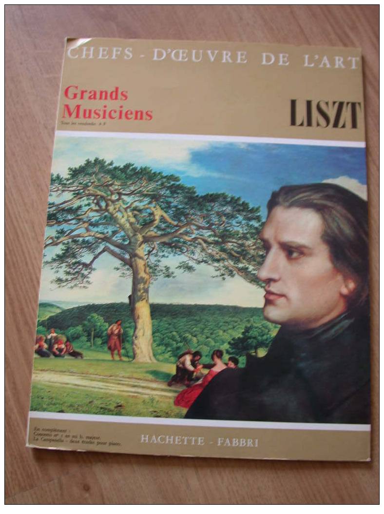 Liszt, Livre + Disque Vinyl (LP), Ed. Hachette Fabbri, Série Grands Musiciens - Musique