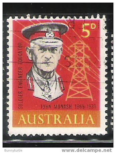 Australia 1965 Birth Centenary Of General Sir John Monash Used - Gebruikt