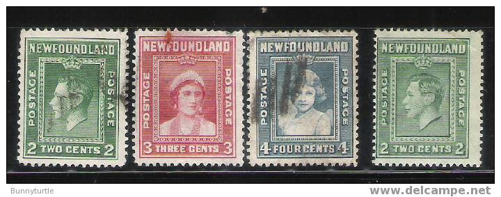 Newfoundland 1938 Royal Family Used & MLH - 1908-1947