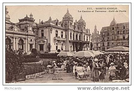 CPA MONACO - Le Casino Et Terrasse - Cafe De Paris - Spielbank