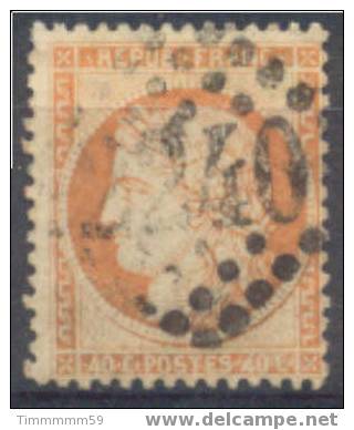 Lot N°5056  N°38 Jaune Orangeoblit GC 2240 MARSEILLE - 1870 Assedio Di Parigi