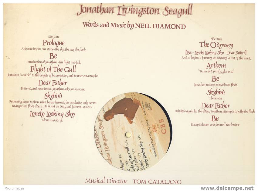 Neil Diamond : Jonathan Livingstone Seagull, B.O.F. - Musique De Films