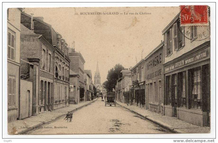 Mourmelon Le Grand - La Rue De Châlons - Mourmelon Le Grand