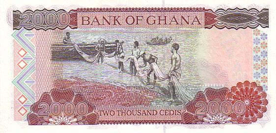 GHANA   2 000 Cedis   Daté Du 02-09-2002    Pick 33    *****BILLET  NEUF***** - Ghana