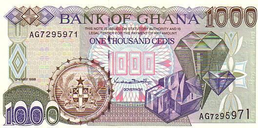 GHANA   1 000 Cedis   Daté Du 01-07-1999  Pick 32b     *****BILLET  NEUF***** - Ghana