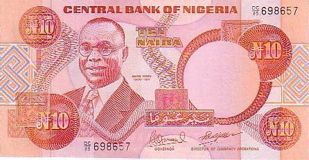 NIGERIA  10 Naira Non Daté (1984)  Signature 10  Pick 25e   *****BILLET  NEUF***** - Nigeria