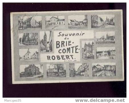 13971 Souvenir De Brie Comte Robert édit.B.F. Multivue Belle Carte - Brie Comte Robert