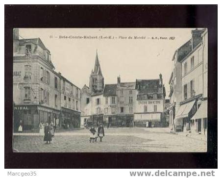 13976 Brie Comte Robert Place Du Marché édit.B.F. N°15 Animée Magasin Belle Carte - Brie Comte Robert